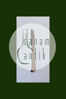 Zweischneidiges Cohr-Speisemesser aus Silberblech mit Klinge