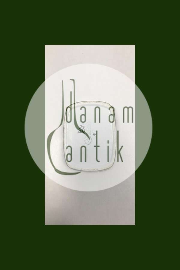 Royal Copenhagen Baca Fajance Lille firkantet fad/skål No 719/2882