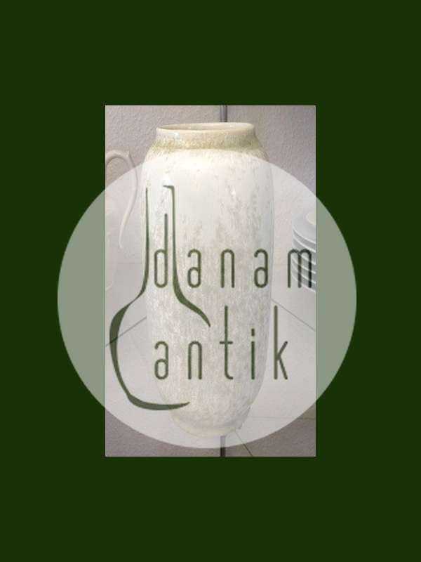 Royal Copenhagen Art Nouveau Krystal Glasur Vase af Valdemar Engelhardt Grøn