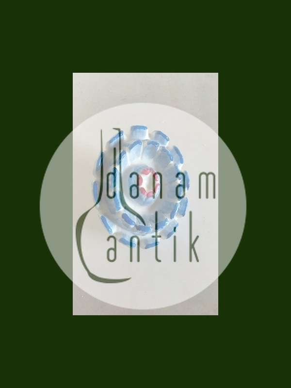 Royal Copenhagen Blå / Rosa Porcelæns Blomst