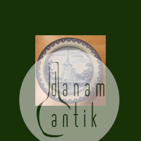 Royal Copenhagen Unika Vægtallerken/Fad fra Bonnesens Stel af Oluf Jensen fra 1917