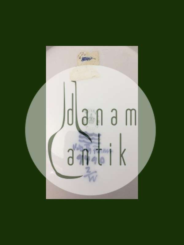 Royal Copenhagen Art Nouveau Unika Tallerkener af Wilhelm Fischer No 9490 fra Februar 1906