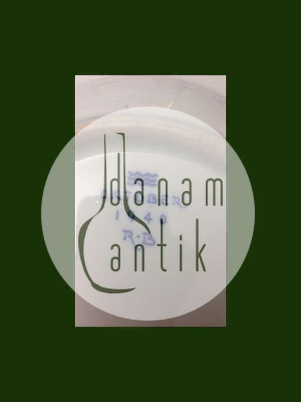 Royal Copenhagen Unika Tallerken af Richard Bøcher fra Oktober 1940