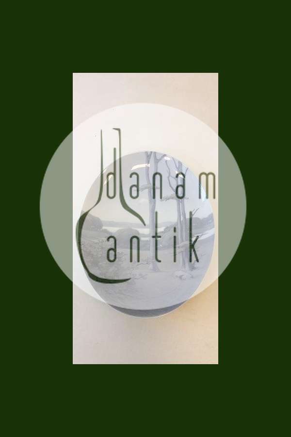 Royal Copenhagen Unika Vægtallerken af Gotfred Rode fra 1923