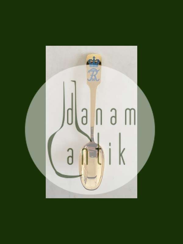 Anton Michelsen Mindeske I forgyldt Sterling Sølv fra 1969