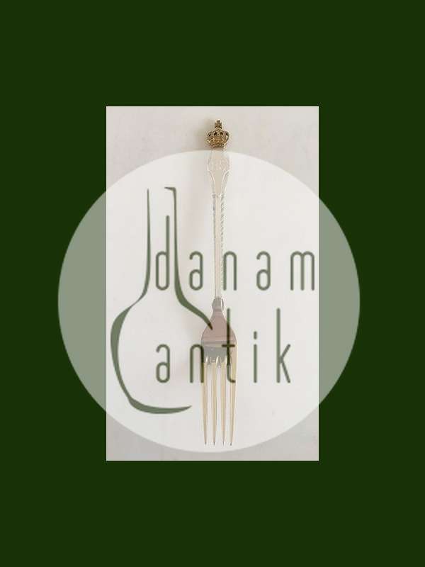 Anton Michelsen-Gedenkgabel aus vergoldetem Sterlingsilber von 1903.