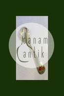 Georg Jensen Jahreslöffel 1996 aus vergoldetem Sterlingsilber mit Emaille