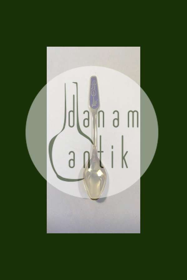 Meka Sterling Sølv forgyldt Juletheske 1979.