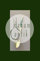 Sorenco Christmas Spoon  made of gilded sterling silver with blue enamel. Measures 16,5 cm (6 ½")