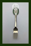 Anton Michelsen Mindegaffel I forgyldt Sterling Sølv fra 1968.