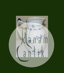 Royal Copenhagen Blaues kanneliertes Milchkännchen Nr. 450