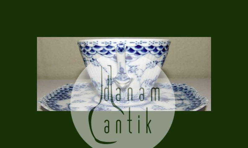 Royal Copenhagen Musselmalet Helblonde Kaffekop No. 1036