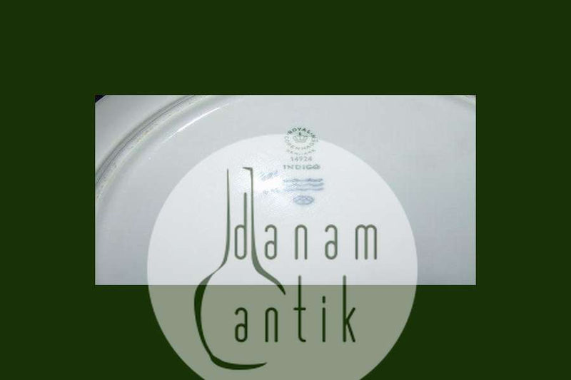 Royal Copenhagen Indigo Spisetallerken No 14924