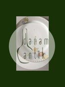 Royal Copenhagen White Half Laced w. Flowers and Gold Round Serving Dish