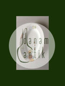 Royal Copenhagen No 93 White Half Laced w. Flowers and Gold Oval Dish 25.5 cm