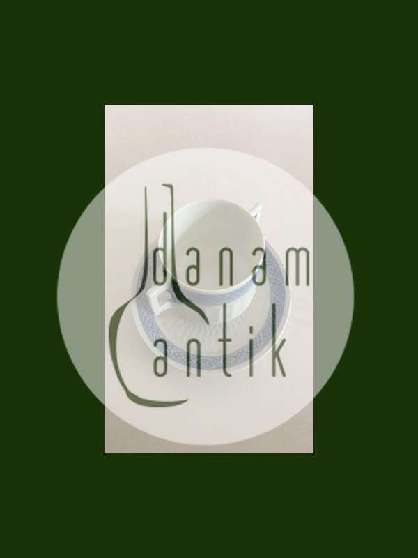 Royal Copenhagen Blå Vifte Bouillonkop med Underkop No. 11565. 35 cl