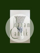 Royal Copenhagen "Blue Flower Braided" Vase with Lace Border