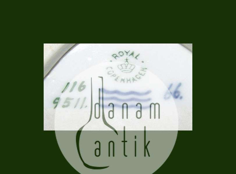 Royal Copenhagen Skærsommernatsdrøm/Marguerite Stort Sjældent Fiske Fad No 116/9511