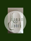 Royal Copenhagen Grüne geschweißte ovale Butterdose Nr. 1802