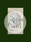 Royal Copenhagen Blauer kannelierter Helblonder Beistellteller Nr. 1087