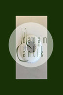 Royal Copenhagen Musselmalet Helblonde Kerzenhalter mit montierter 2-Kronen-Münze mit Frederik IX und Königin Ingrid&