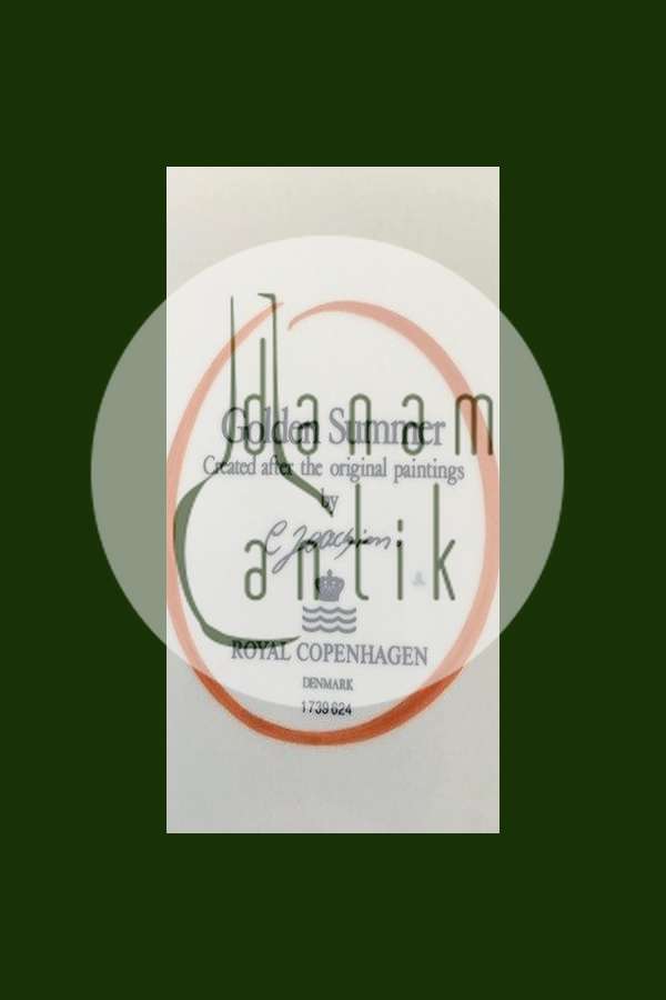 ロイヤルコペンハーゲン「ゴールデンサマー」ランチ/ディナープレート