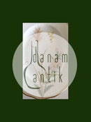 Royal Copenhagen Tallerken No 166/2031 Guldkant med Håndmalet Blomst og Sommerfugl