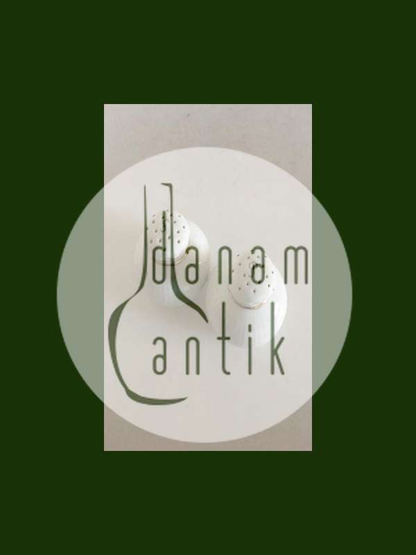 Royal Copenhagen Tradition Hvid Halvblonde m. Guld Salt & Peber Sæt No. 711/712