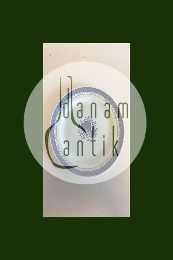 Royal Copenhagen Blå Tranquebar Rundt Fad No. 933