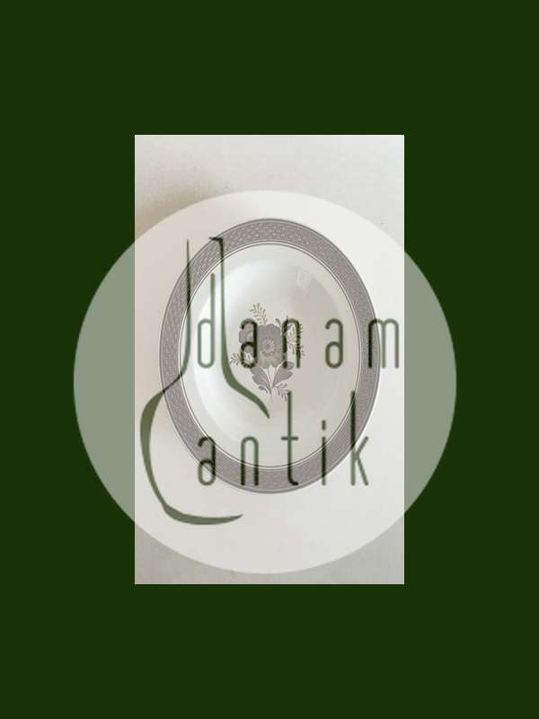 Royal Copenhagen Brun Tranquebar Dyb Tallerken No 947