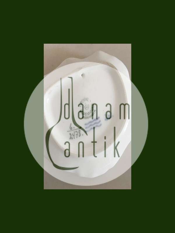 Royal Copenhagen Art Nouveau Bladskål med Snegl No. 6/2478