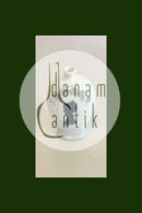 Royal Copenhagen Vase med silhuet af Kamma Rahbek og Knud Lyne Rahbek No 2066 PMN