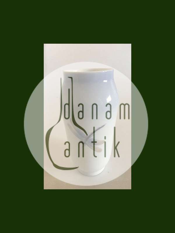 Royal Copenhagen Vase No. 2669/108 with Water Lily Motif