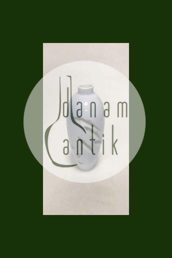 Royal Copenhagen Art Nouveau Lille Vase med fisk No 89/47A