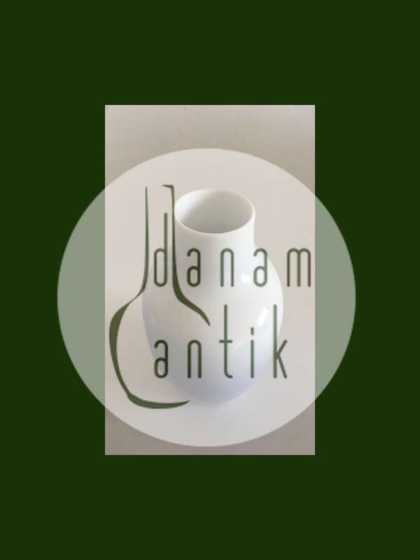 Royal Copenhagen Art Nouveau Vase Med Hvide Mus No 70/45A