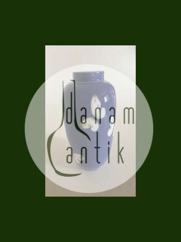 Royal Copenhagen Art Nouveau Vase med Sommerfugl