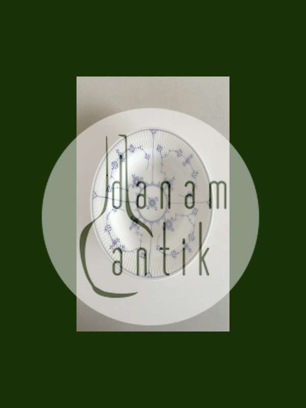 Royal Copenhagen Musselmalet Riflet Dyb Tallerken No. 168