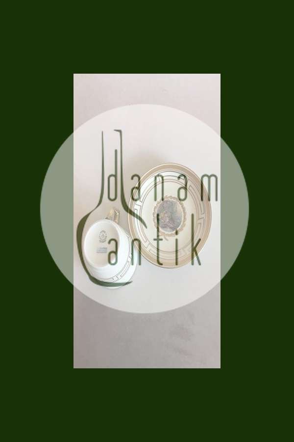 Royal Copenhagen Mythological Decoration with Cupid Coffee Cup