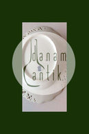 Royal Copenhagen Saksisk Blomst Dyb Tallerken i luksusmodel med gennembrudt kant.