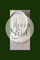 Royal Copenhagen Saksisk Blomst Middags-/Frugttallerken i luksusmodel med gennembrudt kant.