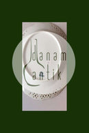 Royal Copenhagen Saksisk Blomst Middags-/Frugttallerken i luksusmodel med gennembrudt kant.