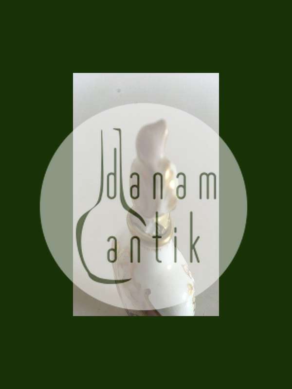 Royal Copenhagen Saksisk Blomst Flakon med låg ca. 1860