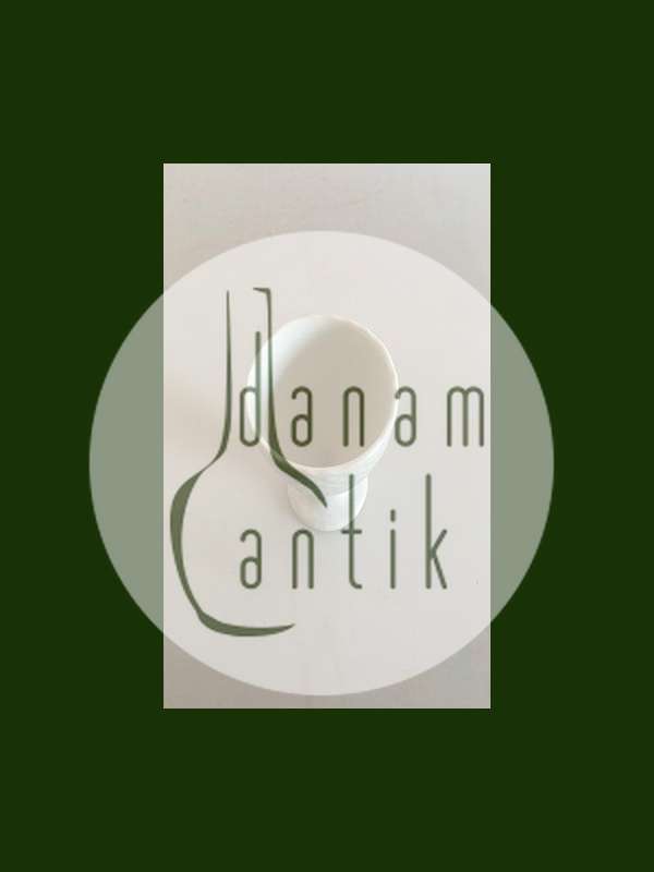 Royal Copenhagen Josephine Hvid Svejfet Æggebæger