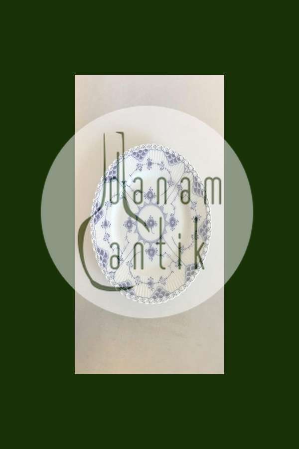 Royal Copenhagen Musselmalet Helblonde Frokosttallerken No. 1086