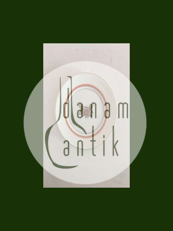 Royal Copenhagen Golden Horns with Orange Band Plate No 883/9588