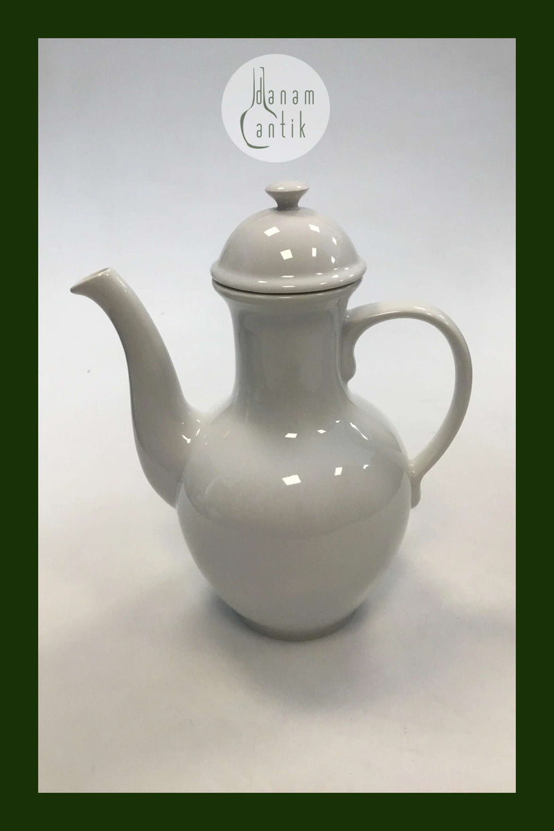 Royal Copenhagen Hvid Kaffekande No 128