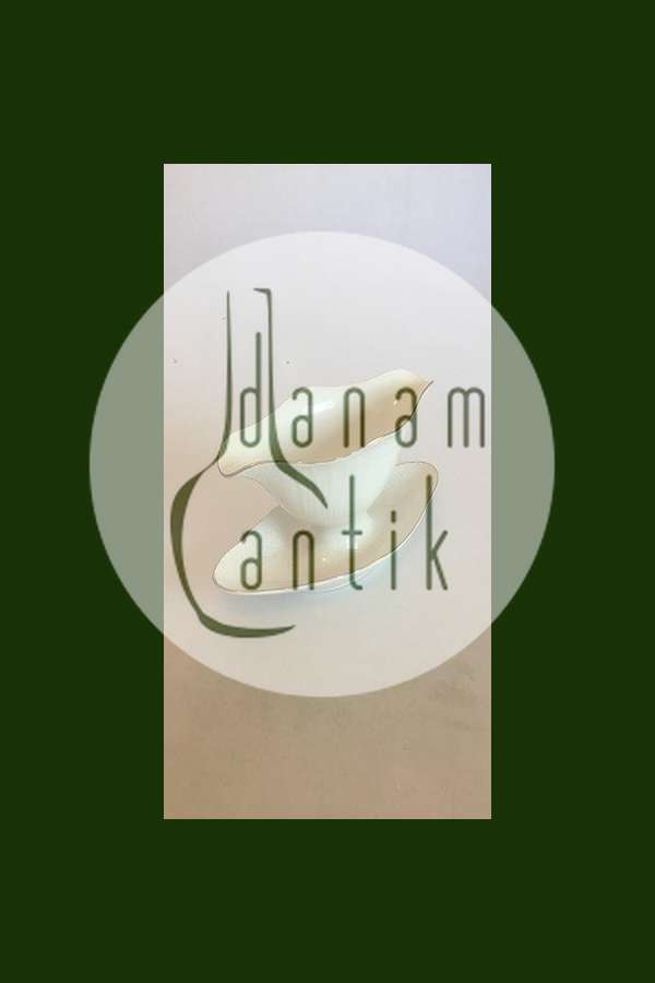 Royal Copenhagen Creme Svejfet med Guld (Stel 1235) Sovseskål No 1871