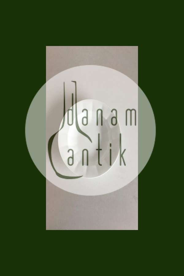 Royal Copenhagen White Blue Flower Angular Deep Plate