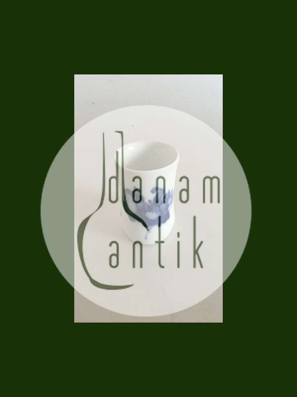 Royal Copenhagen Blå Blomst Flettet Cigaretbæger/Vase No. 8253