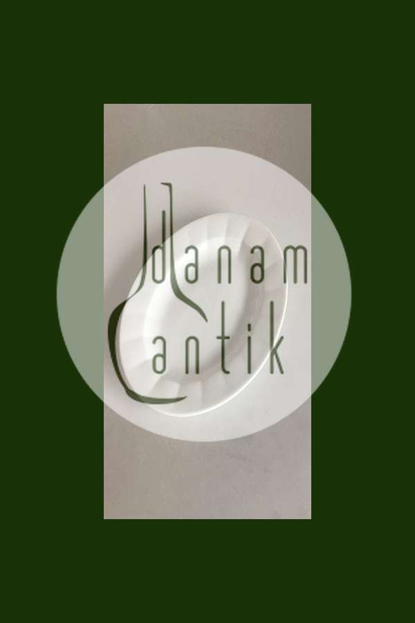 Royal Copenhagen White Blue Flower Angular Oval Serving Dish No 8605